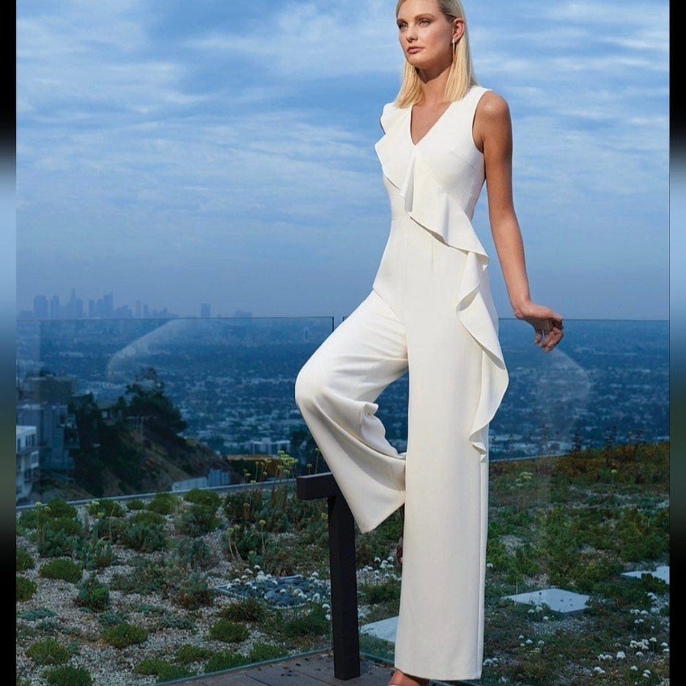 Antonio Melani Eva Ruffle Jumpsuit